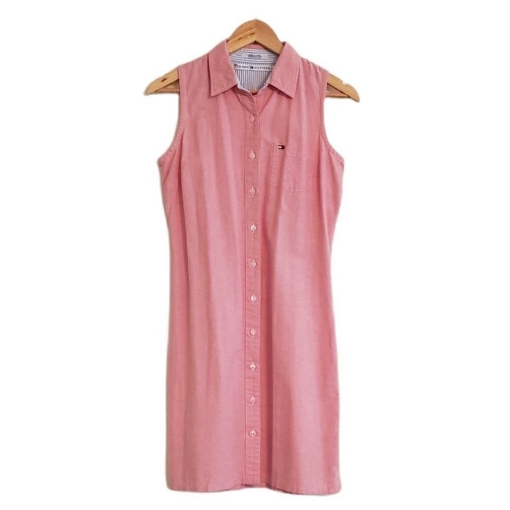 Tommy Hilfiger Pink Sleeveless Dress